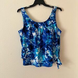 Swim 365 Women's Plus Size Blouson Tankini size 22